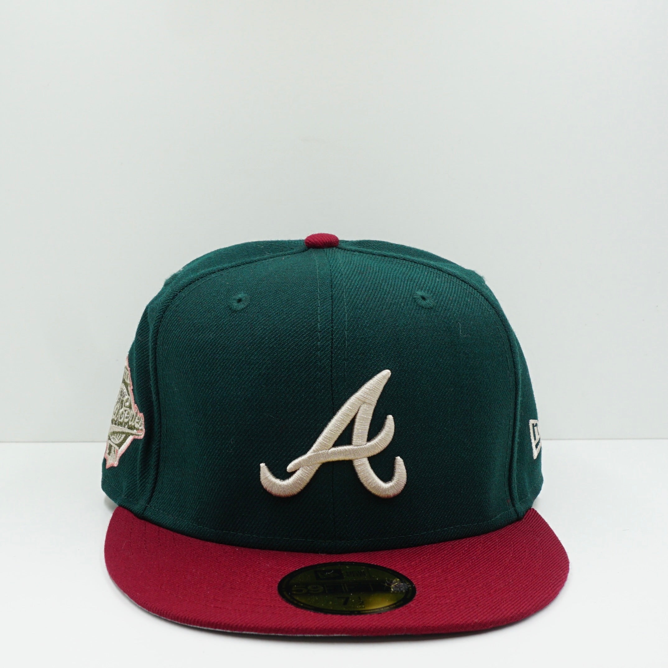 New Era Cooperstown Atlanta Braves Green/Red Fitted Cap