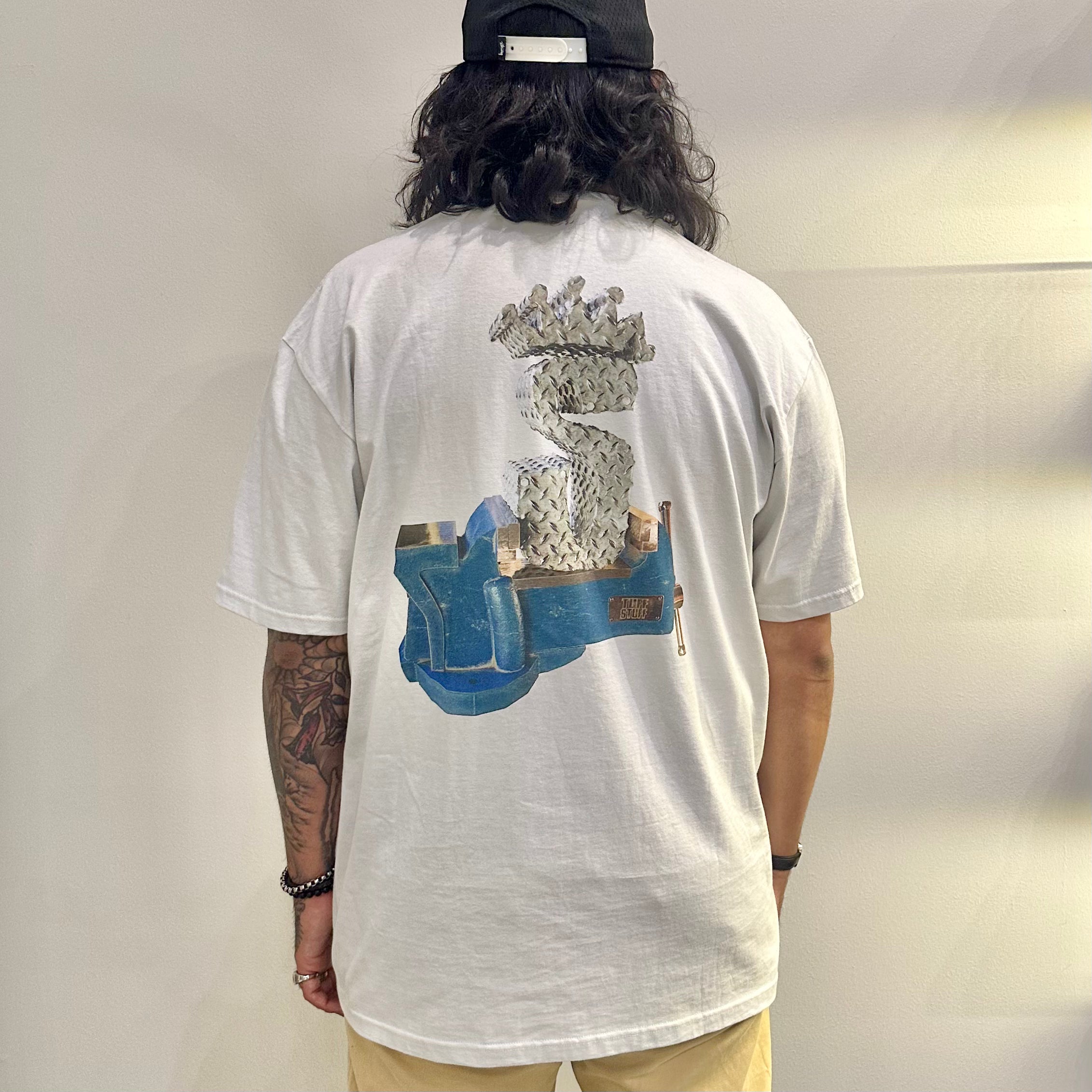 Stussy Tuff Stuff White Tshirt