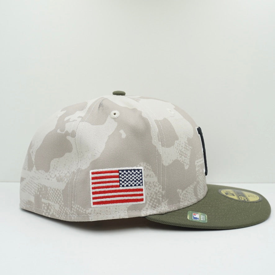 New Era Boston Red Soxs Armed Forces Day Green Fitted Cap