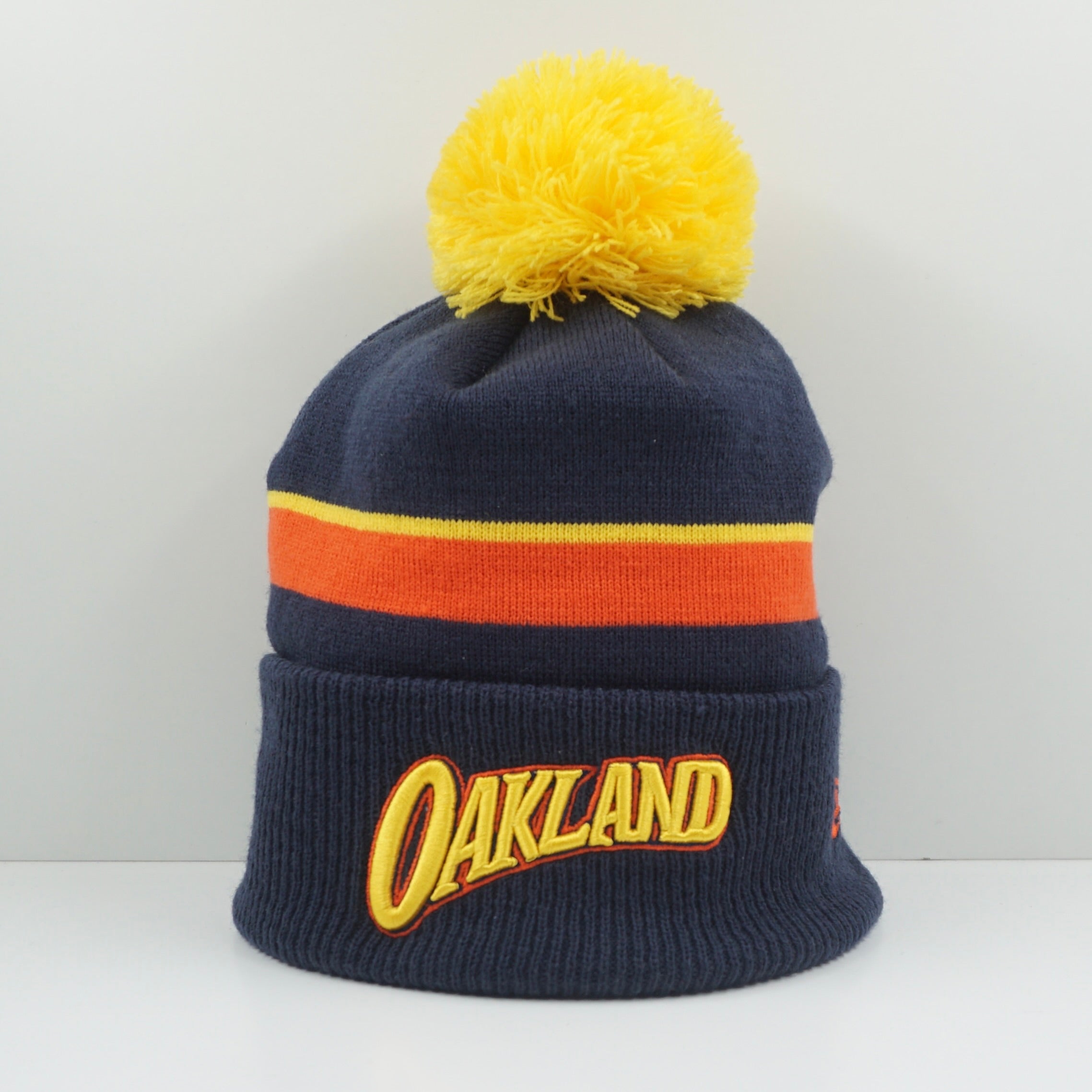 New Era Oakland Golden State Warriors Pom Beanie