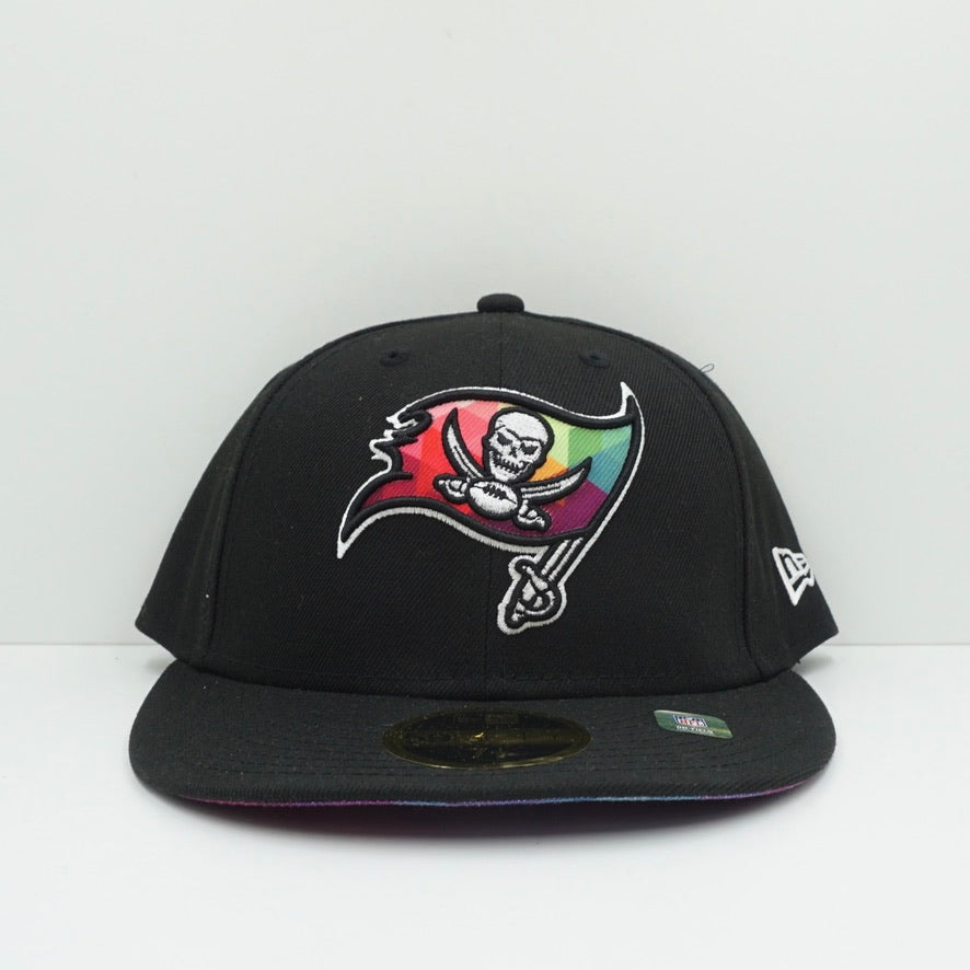 New Era Tampa Bay Buccaneers Black Low Profile Fitted Cap