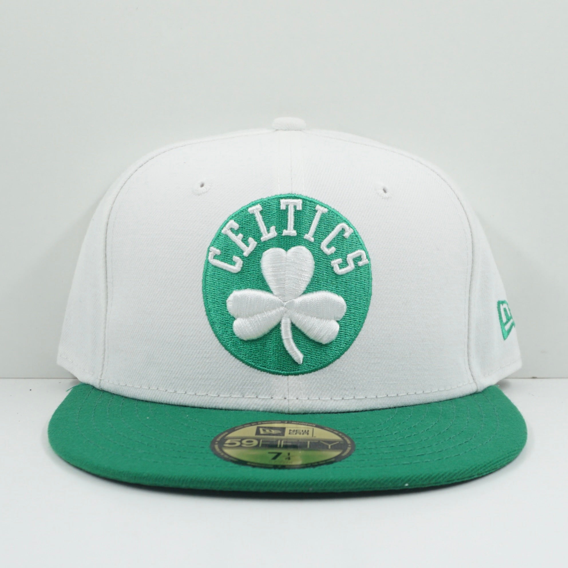 New Era Boston Celtics Green White Fitted Cap