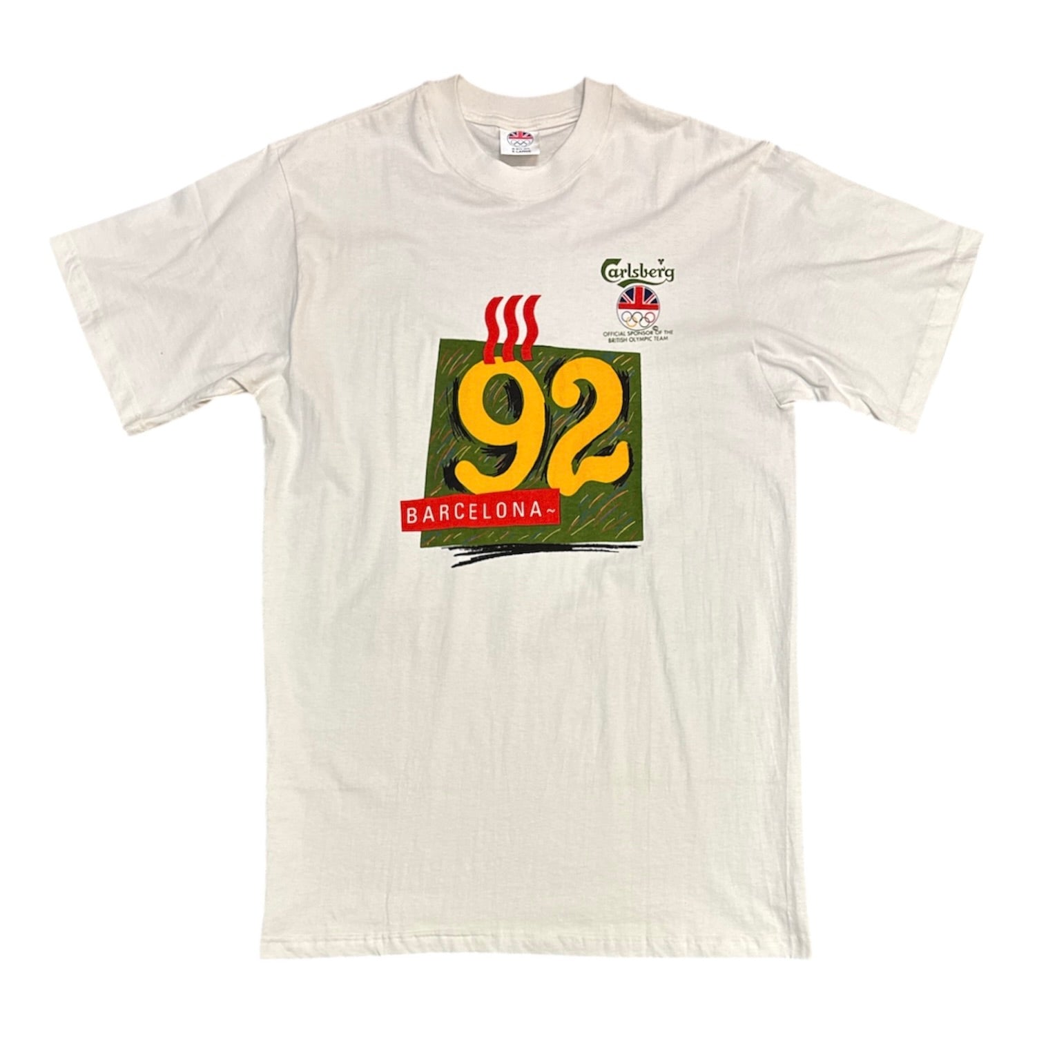 Olympic Games Barcelona 92 Vintage White Tshirt