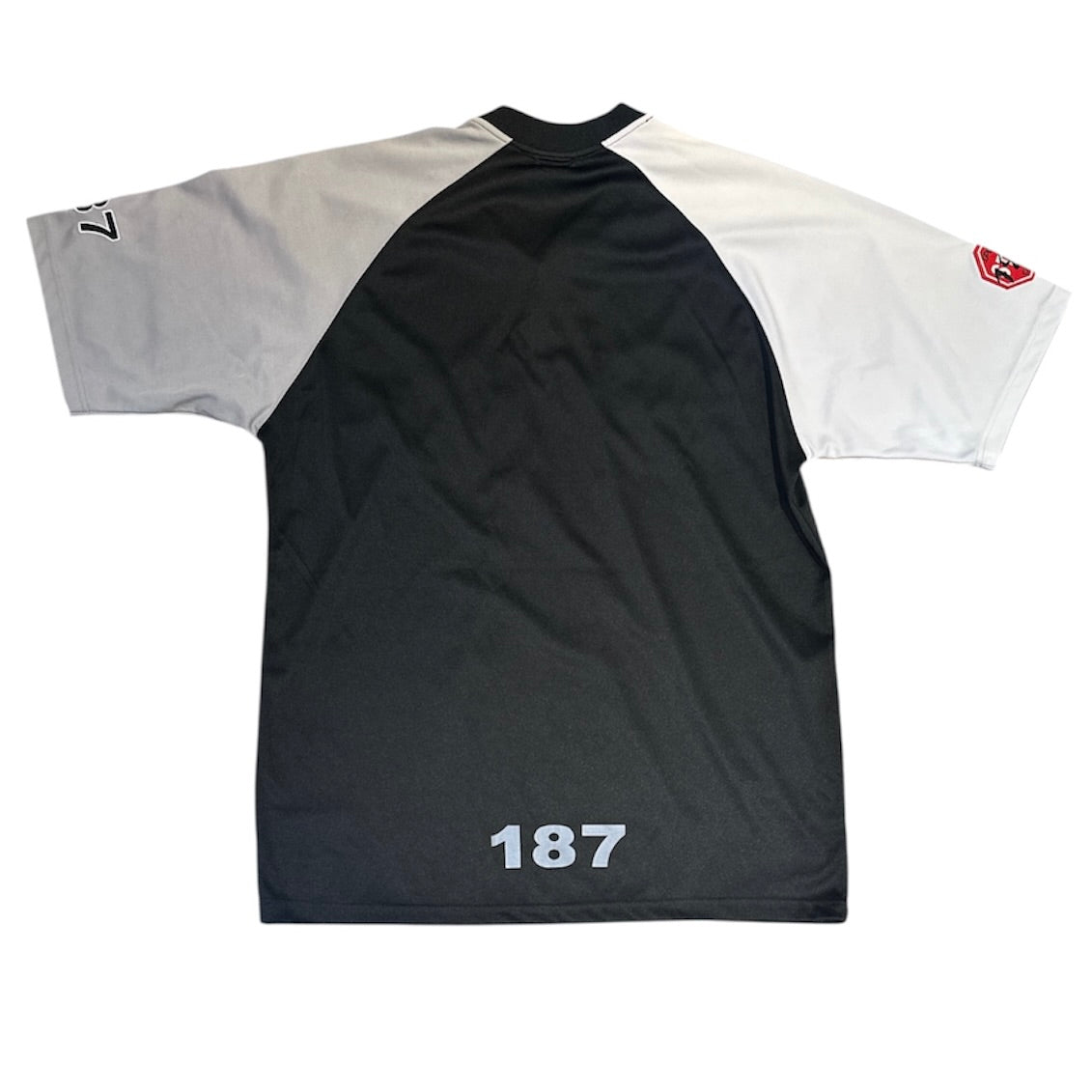 Barcode Platinum #18 Black Grey White Baseball Jersey