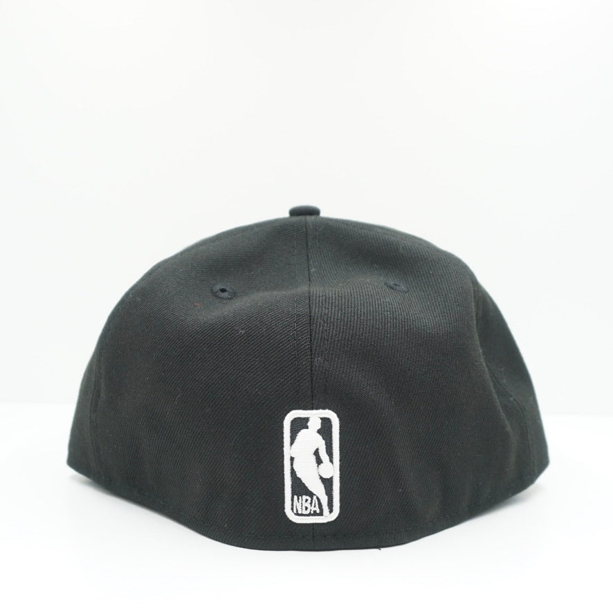 New Era Denver Nuggets Black White Fitted Cap