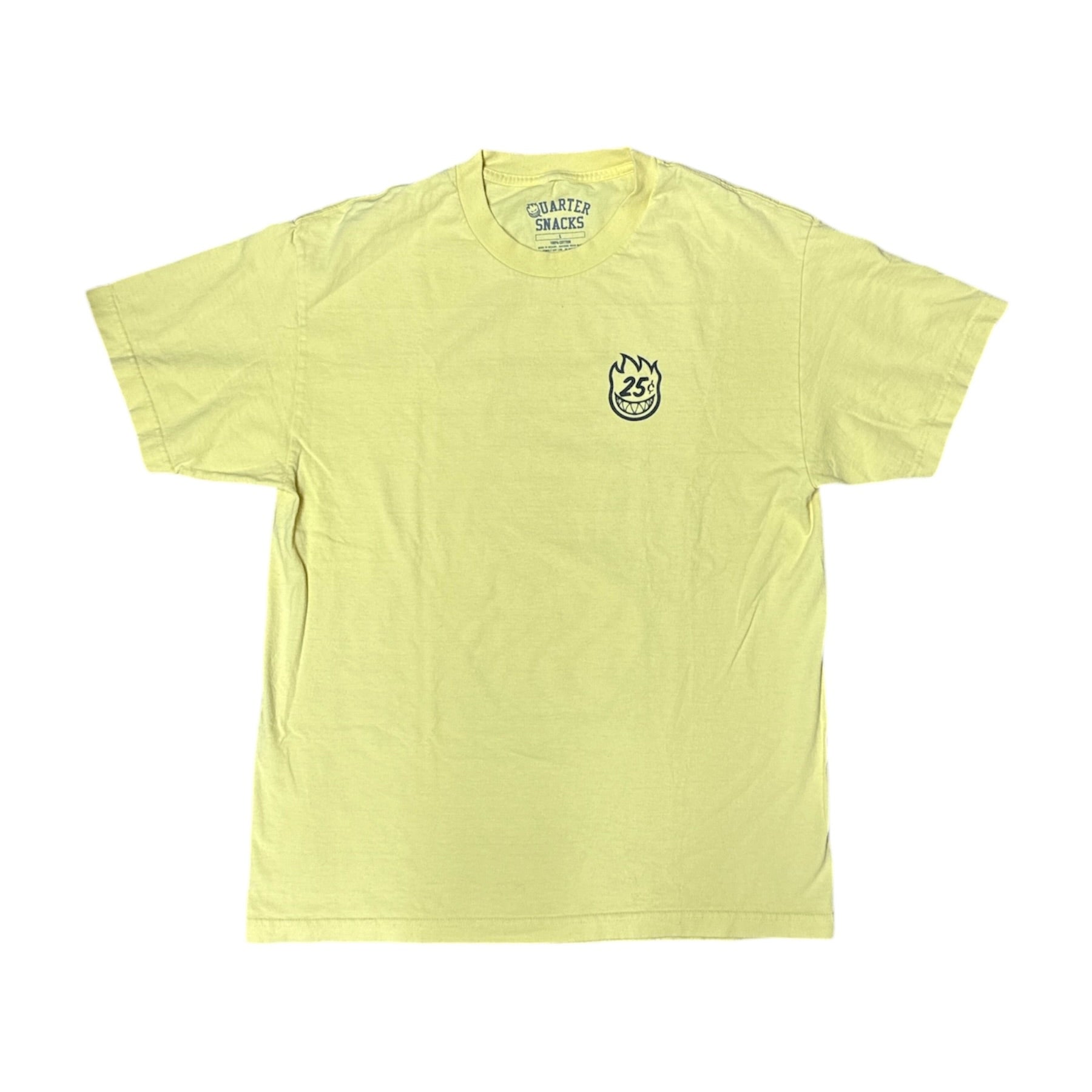 Spitfire Quartersnacks Yellow Tshirt