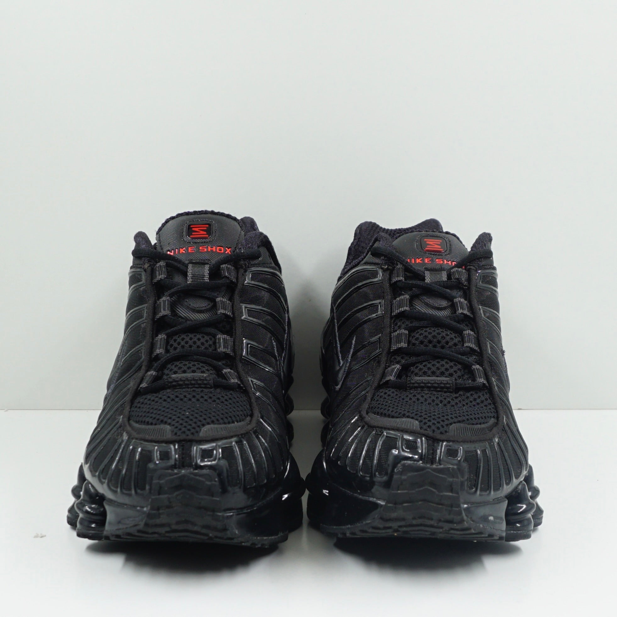 ★NIKE W Shox TL Black and Max Orange★ Nike Shox TL Total Shox Black-Black-Amarillo Yellow-Orange