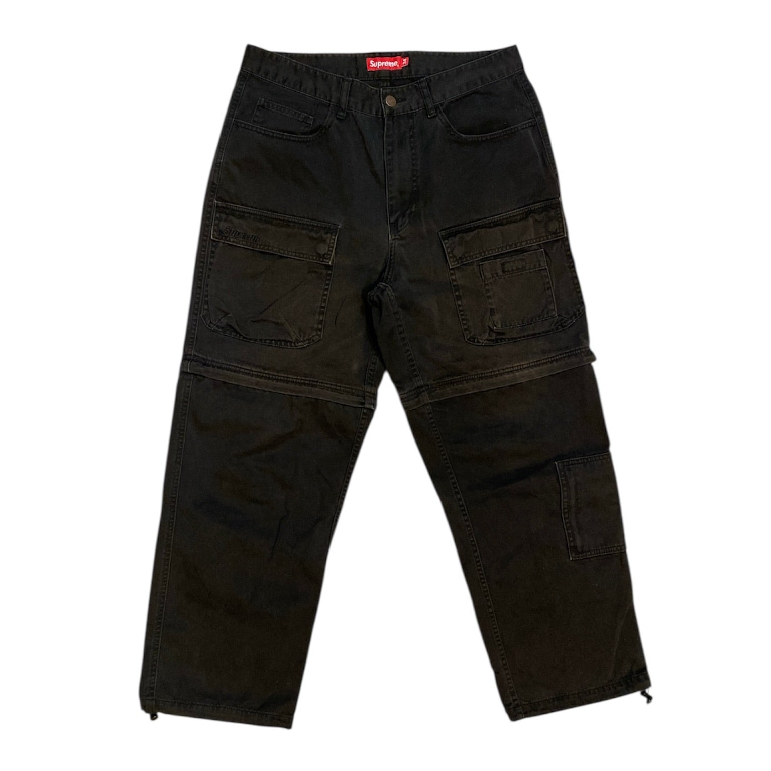 Supreme FW21 Zip-Off Utility Black Pants