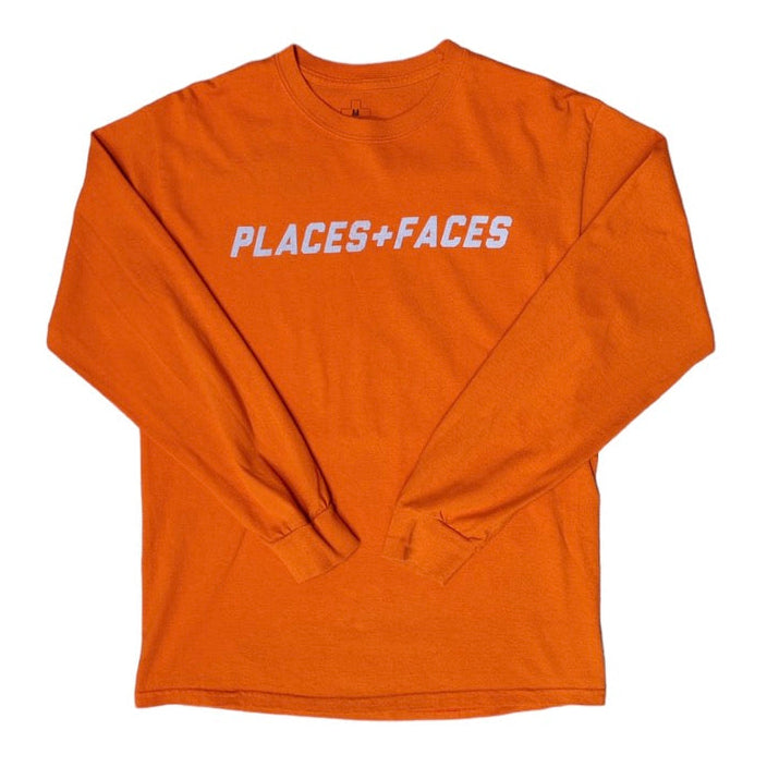Places+ Faces Orange Long Sleeve Tshirt