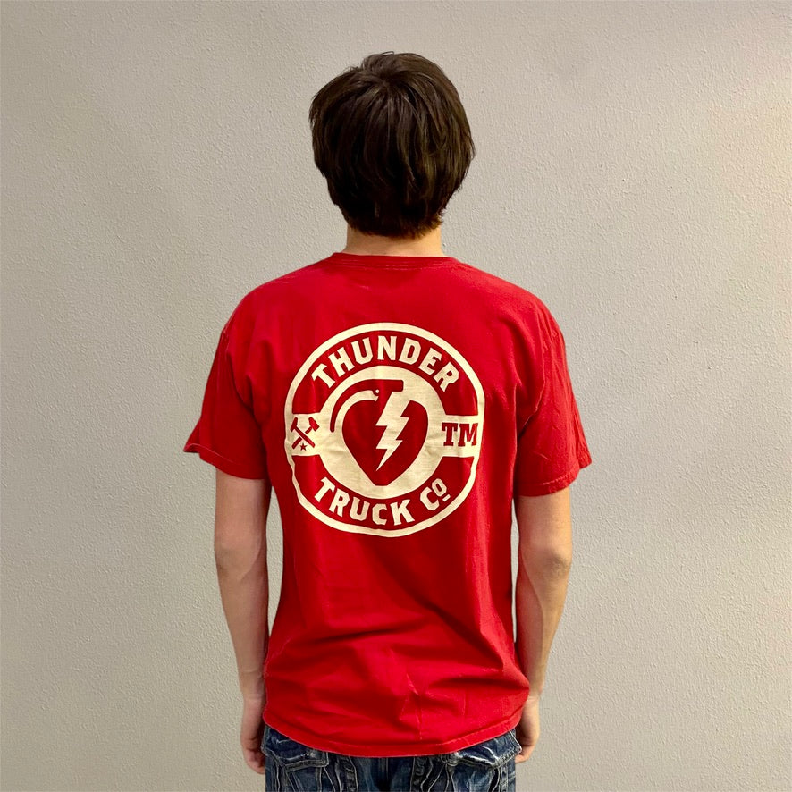 Thunder Trucks Charged Grenade Red Tshirt