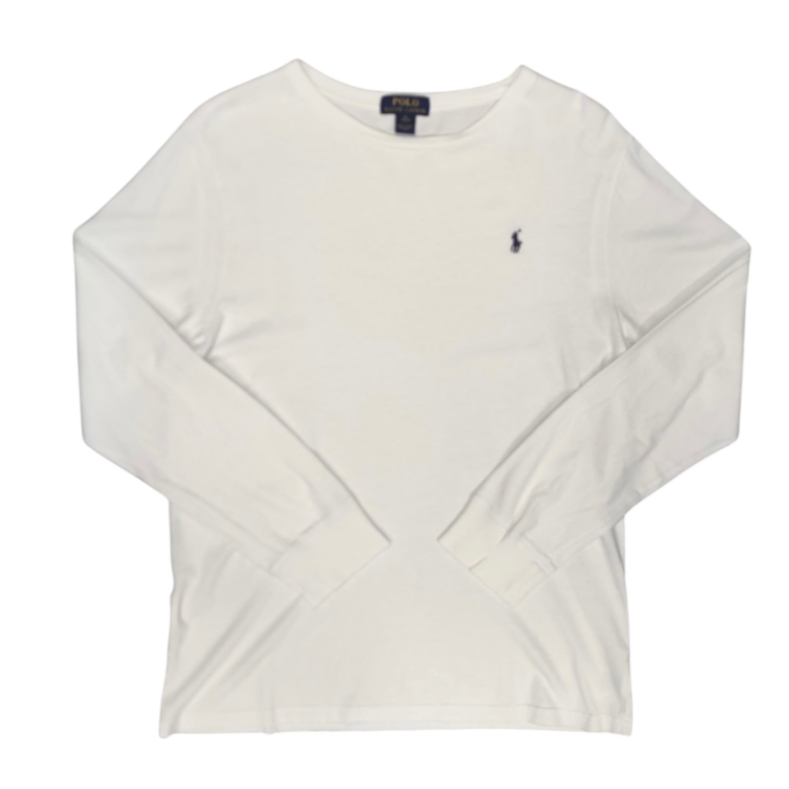 Polo Ralph Lauren White Long Sleeve (Youth)