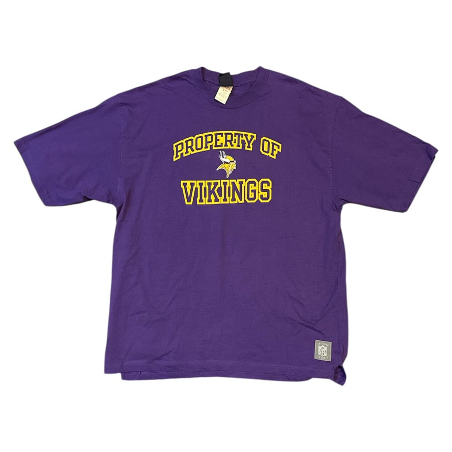 Reebok Minnesota Vikings Property Of Vikings Purple NFL Tshirt