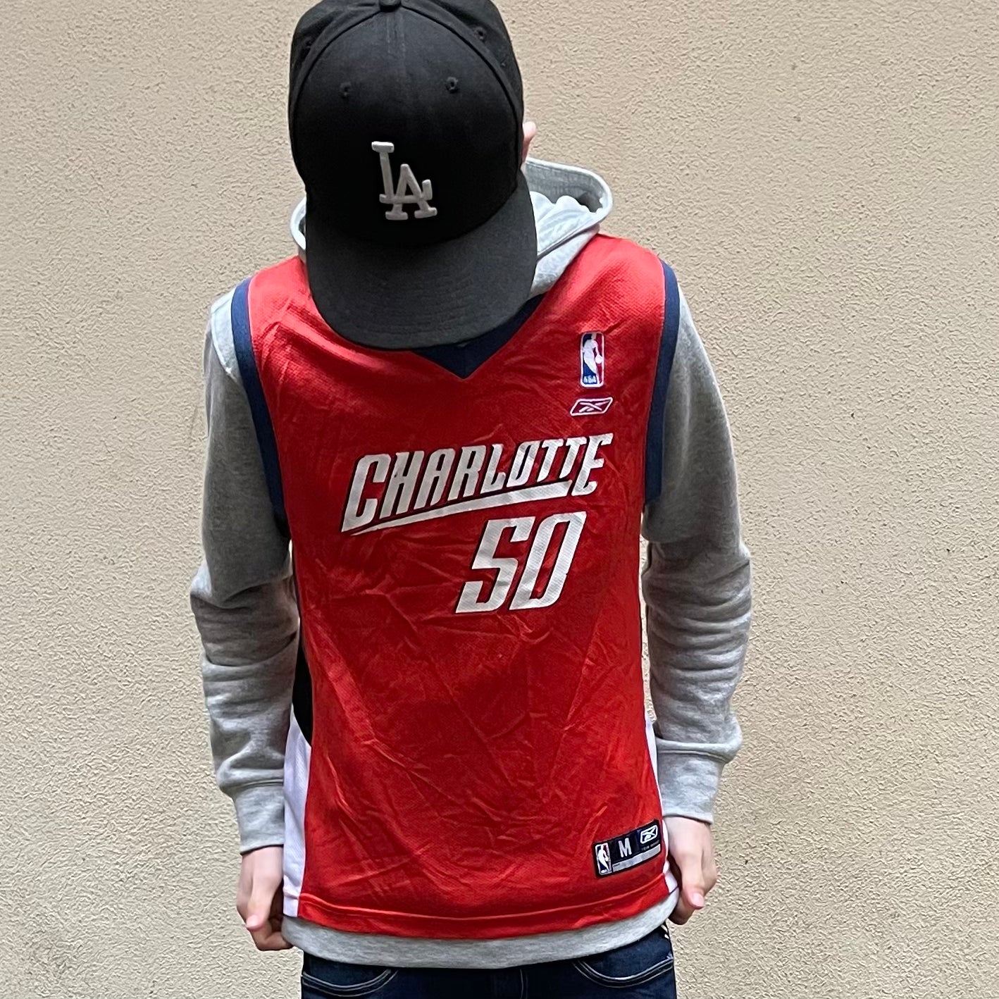 Reebok Charlotte Bobcats Okafor #50 Basketball Jersey