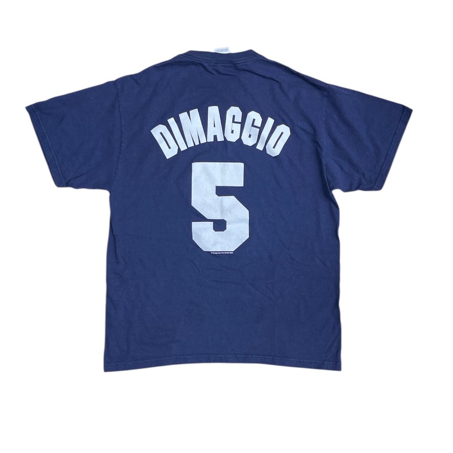 Majestic New York Yankees Dimaggio #5 Navy Tshirt