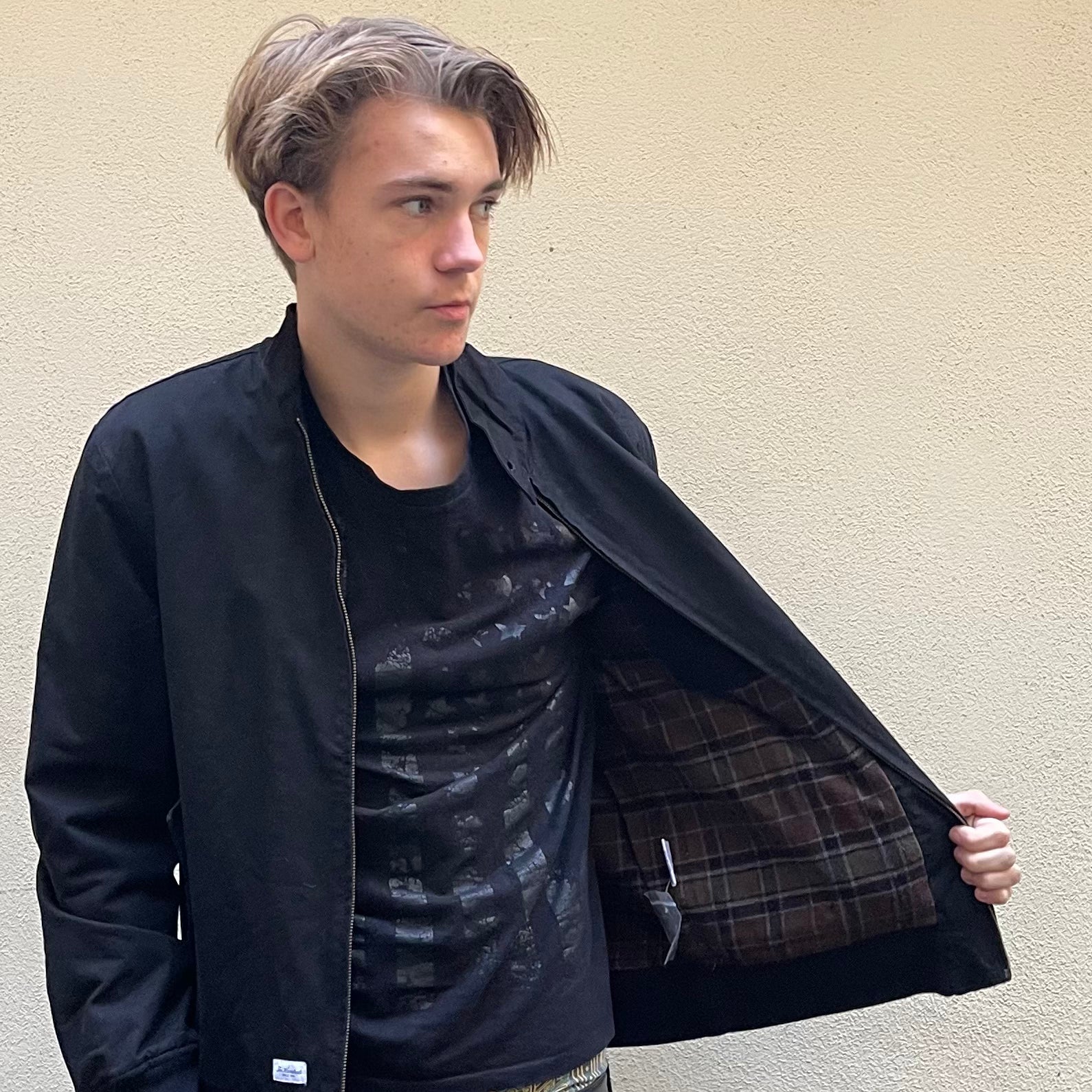 The Hundreds Black Bomber Jacket