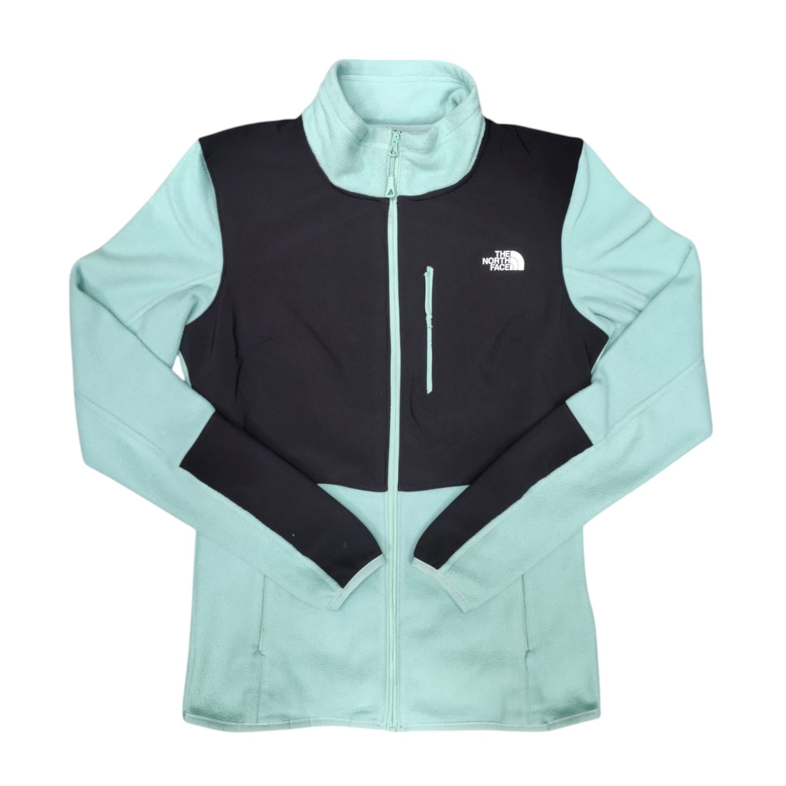 The North Face Denali Mid Layer Green Black Fleece Jacket (W)