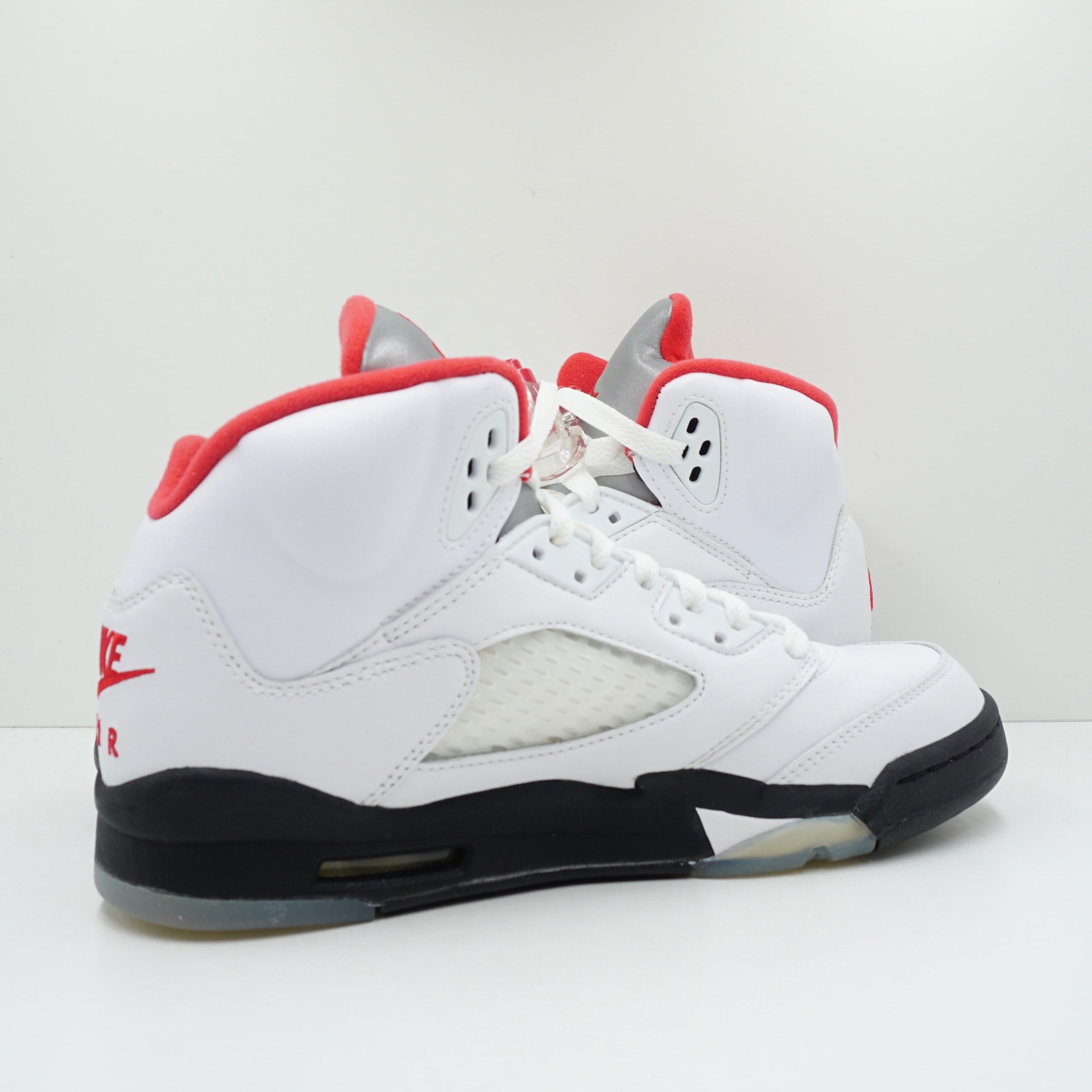 Jordan 5 Retro Fire Red Silver Tongue (2020) (GS)