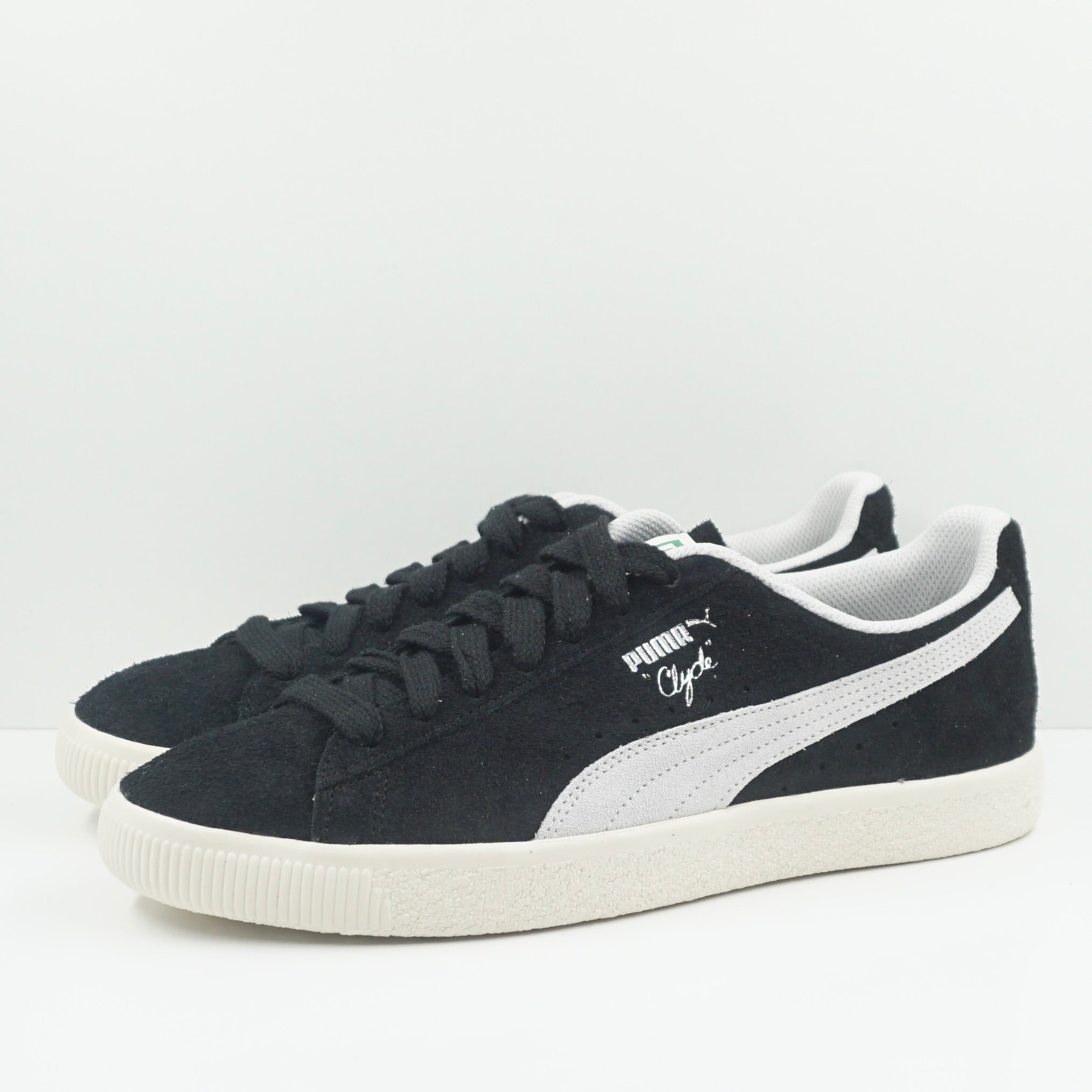 Puma Clyde Hairy Suede Puma Black Frosted Ivory