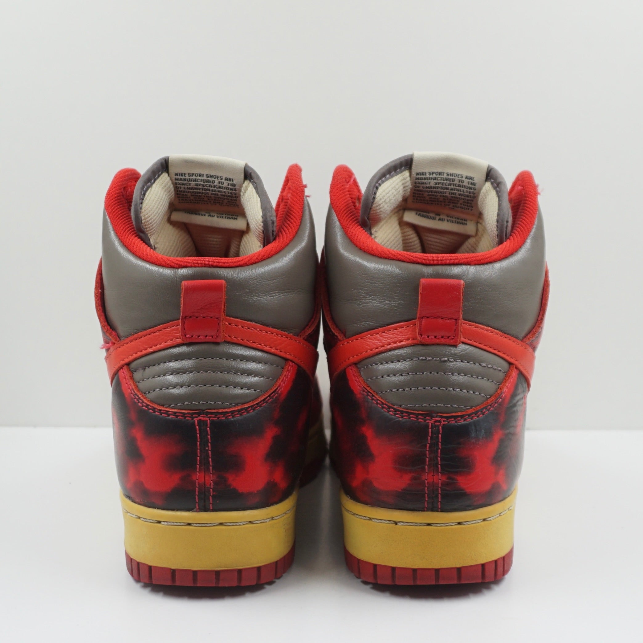 Nike Dunk High 1985 Red Acid Wash