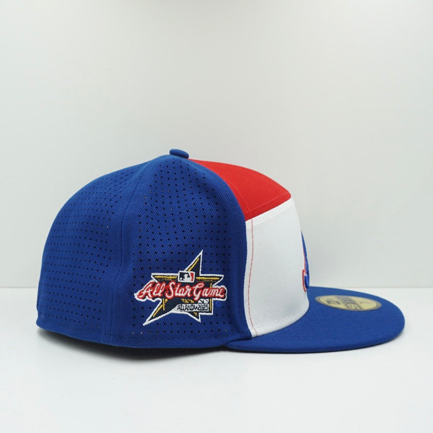 New Era Atlanta Braves Blue White Red Fitted Cap
