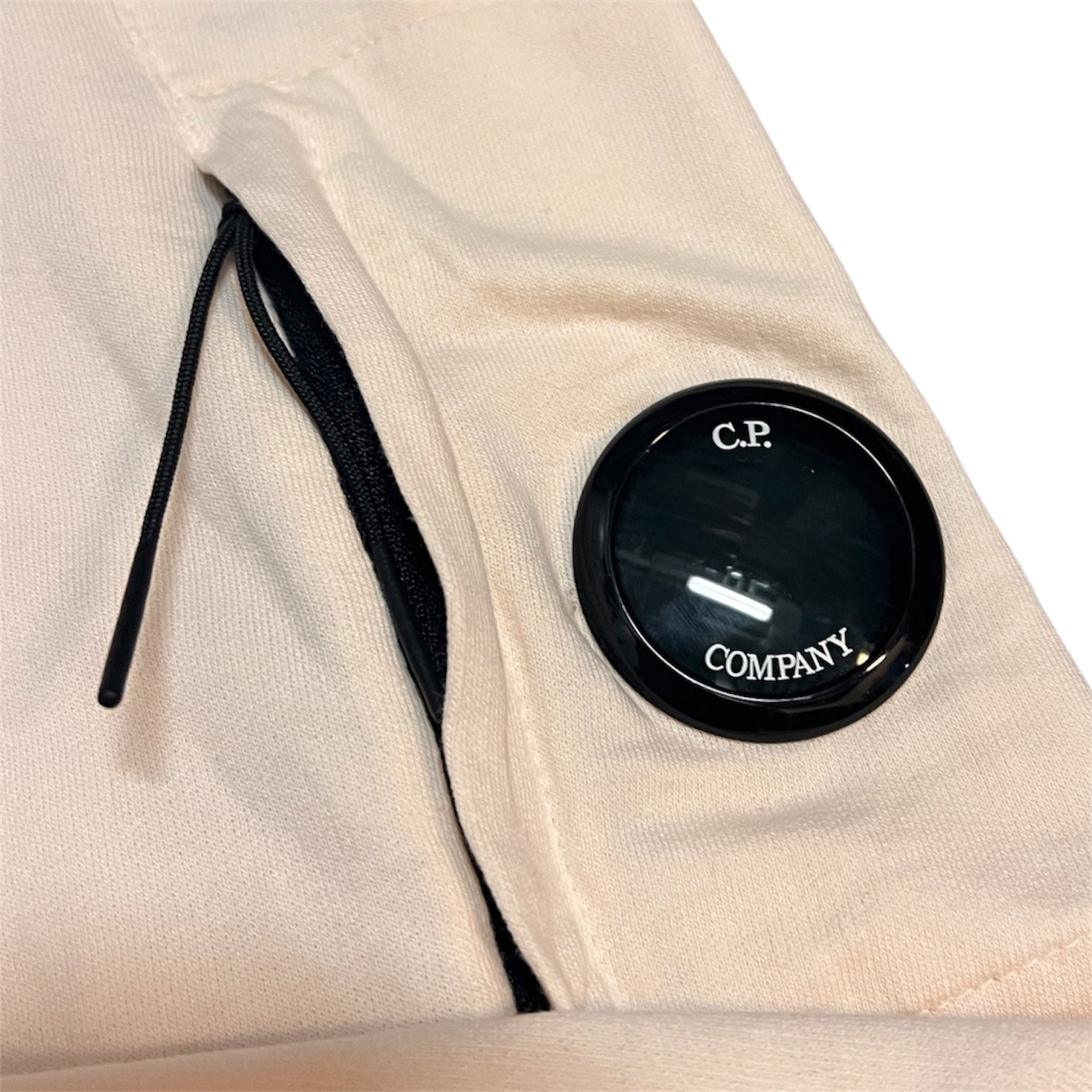 C.P. Company Light Fleece Half Zip Apricot Sweatshirt