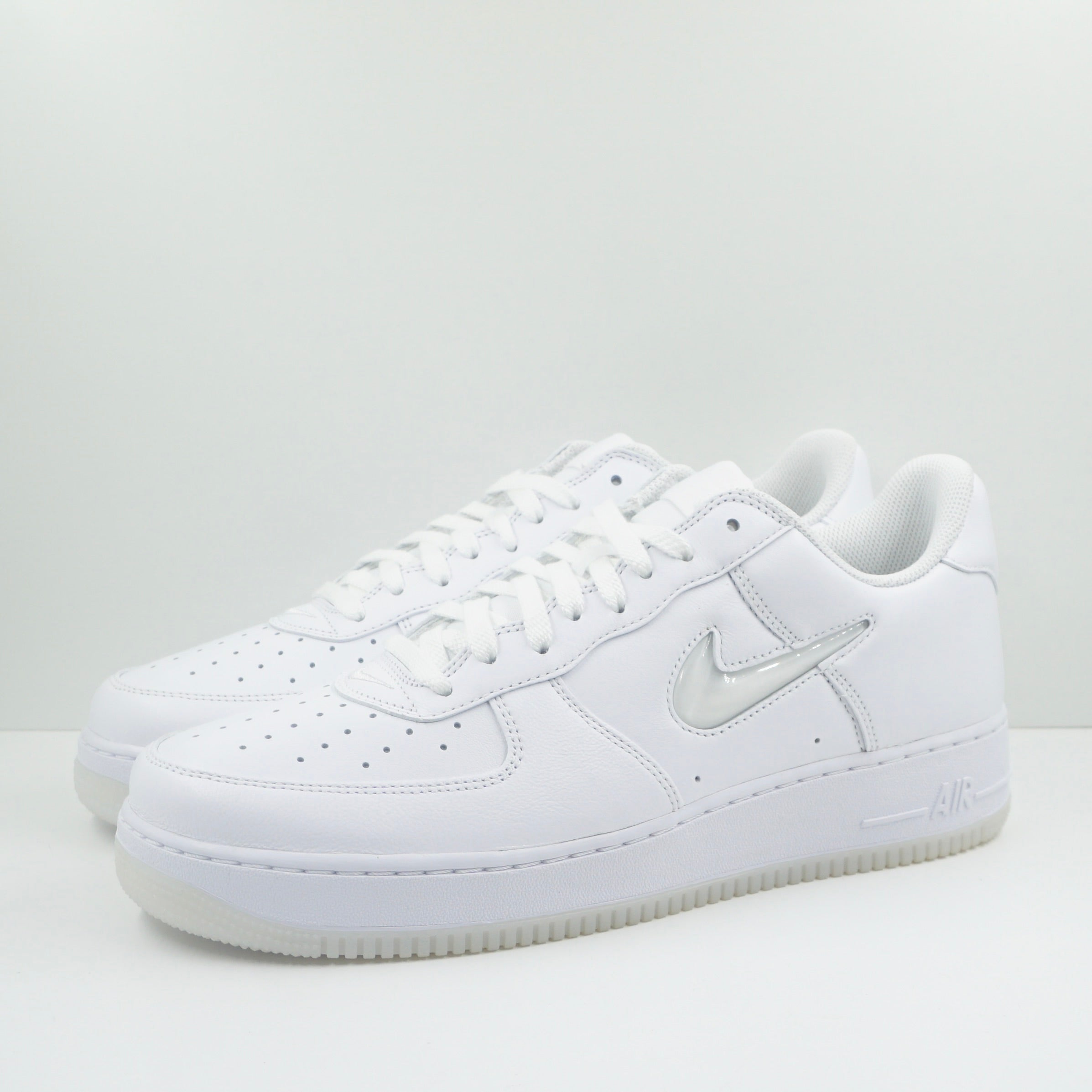 Nike Air Force 1 Low '07 Retro Color of the Month Jewel Swoosh Triple White