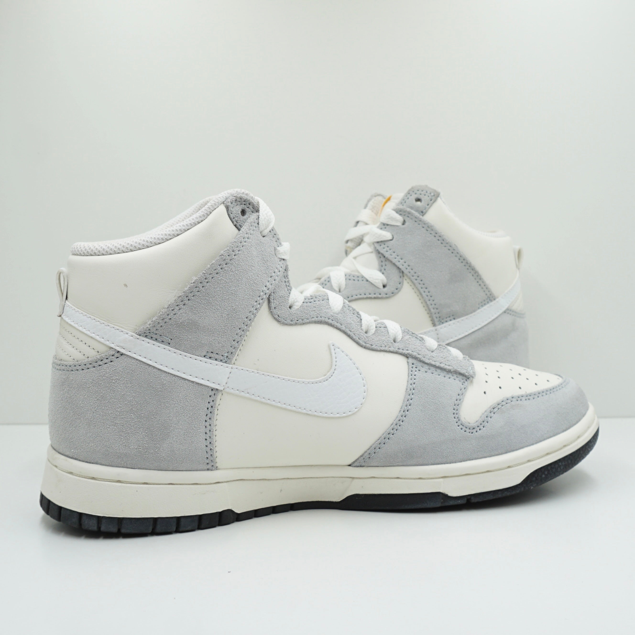 Nike Dunk High Retro Sail Pure Platinum Black White
