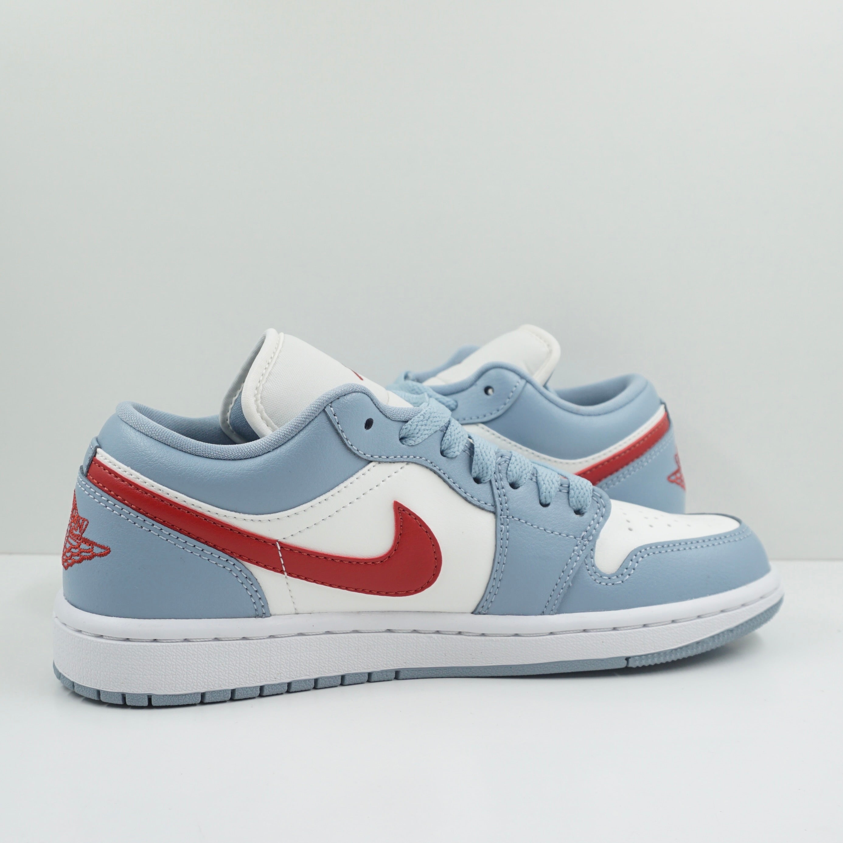 Jordan 1 Low Blue Whisper Dune Red (W)