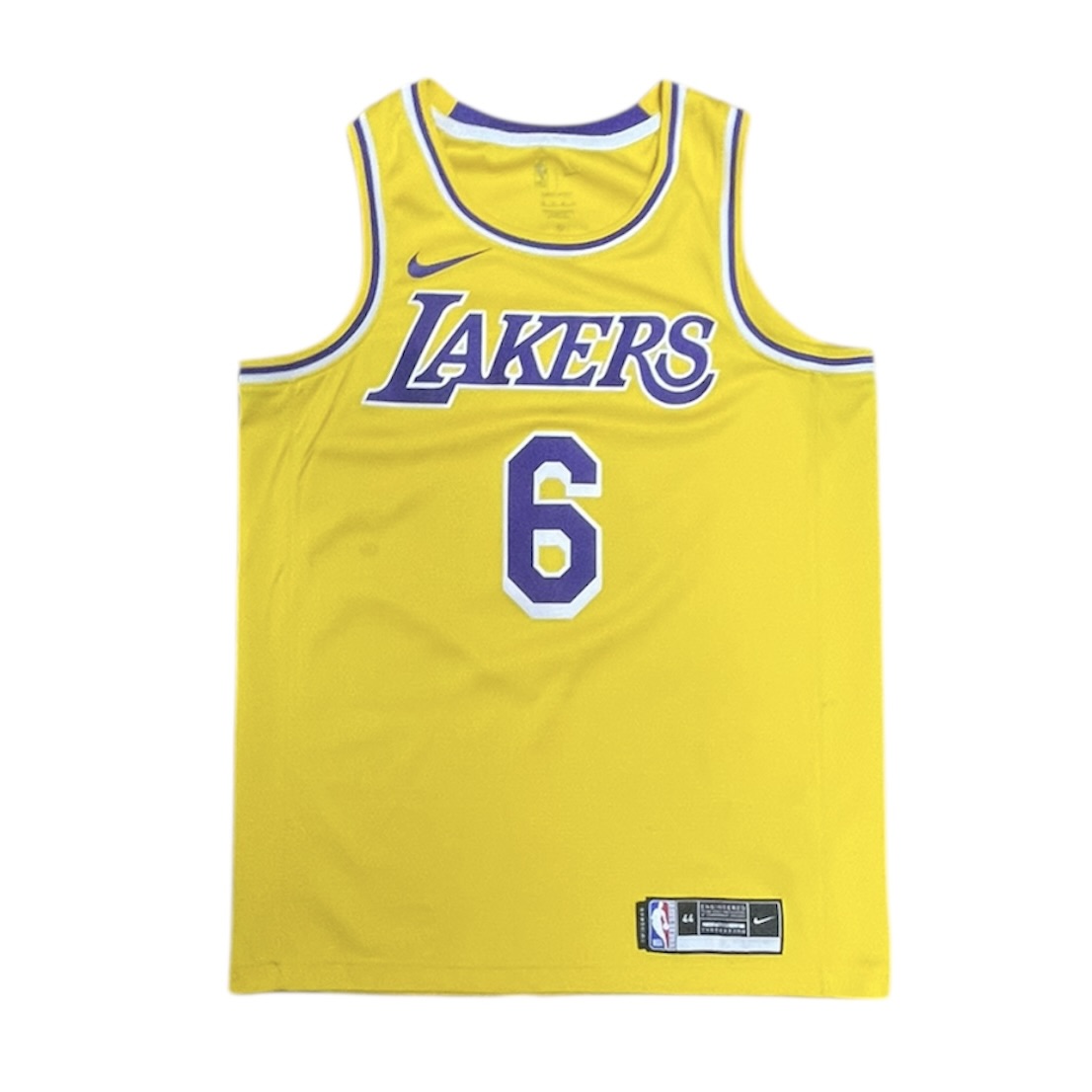 Nike Dri-FIT NBA Los Angeles Lakers James #6 Swingman Basketball Jersey