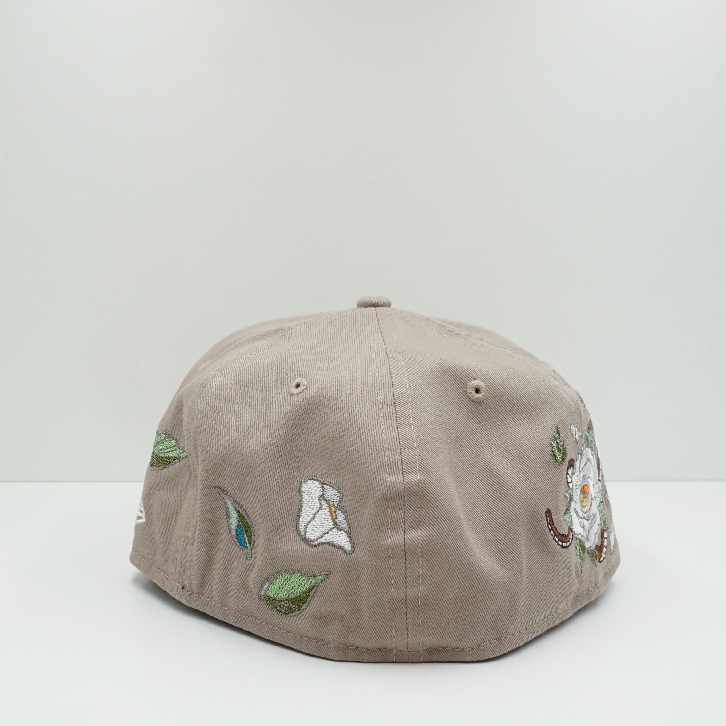 New Era Flowers Beige Fitted Cap
