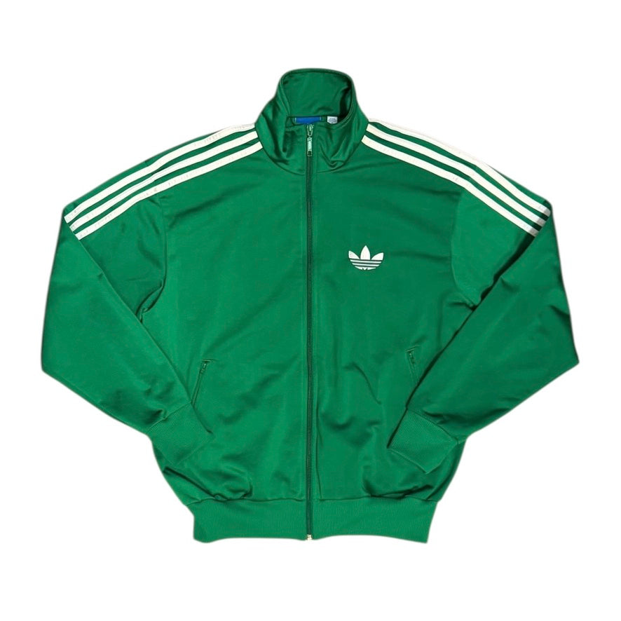 Adidas Green White Trefoil Track Top