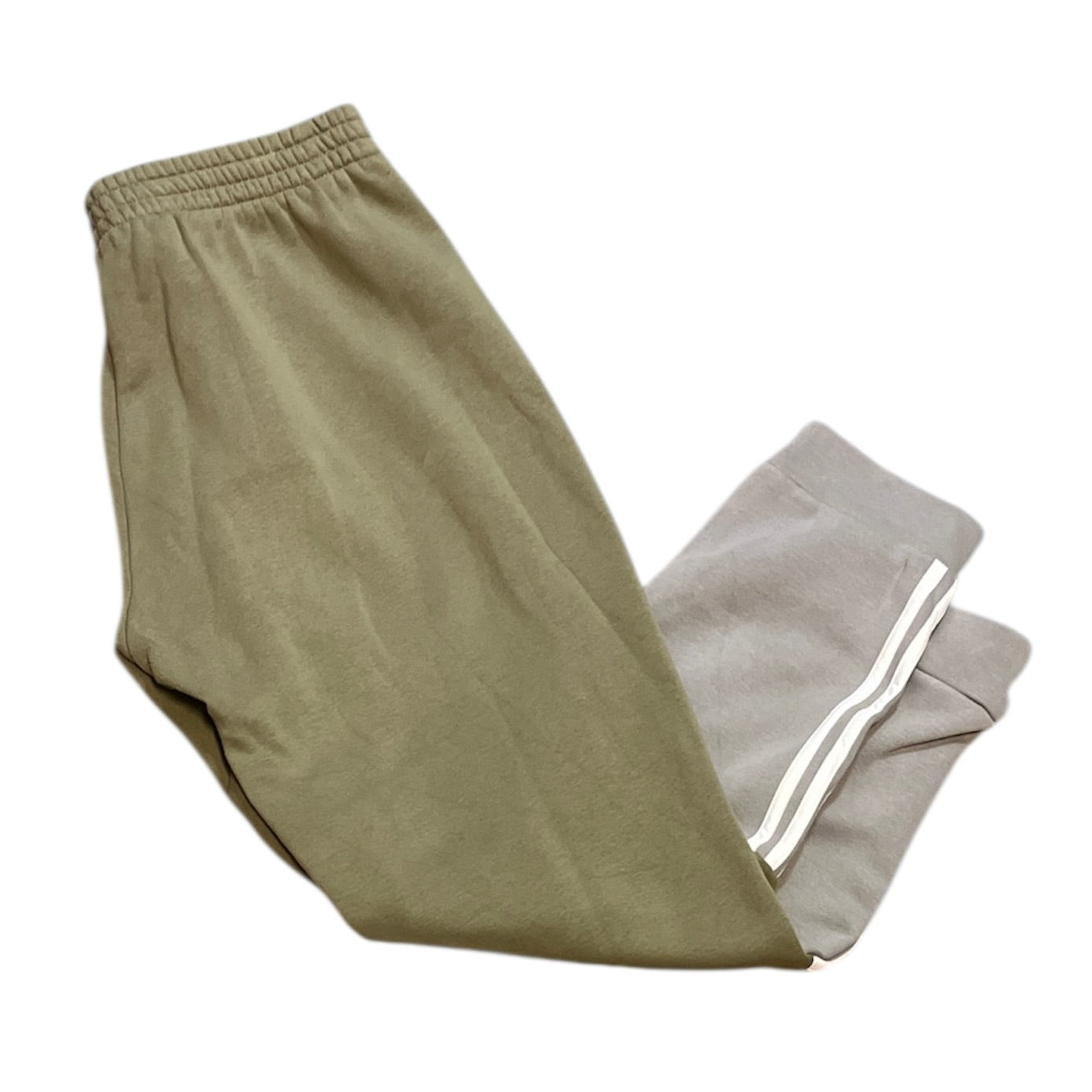 Adidas Colorblock Green Grey Hoodie & Sweatpants Set