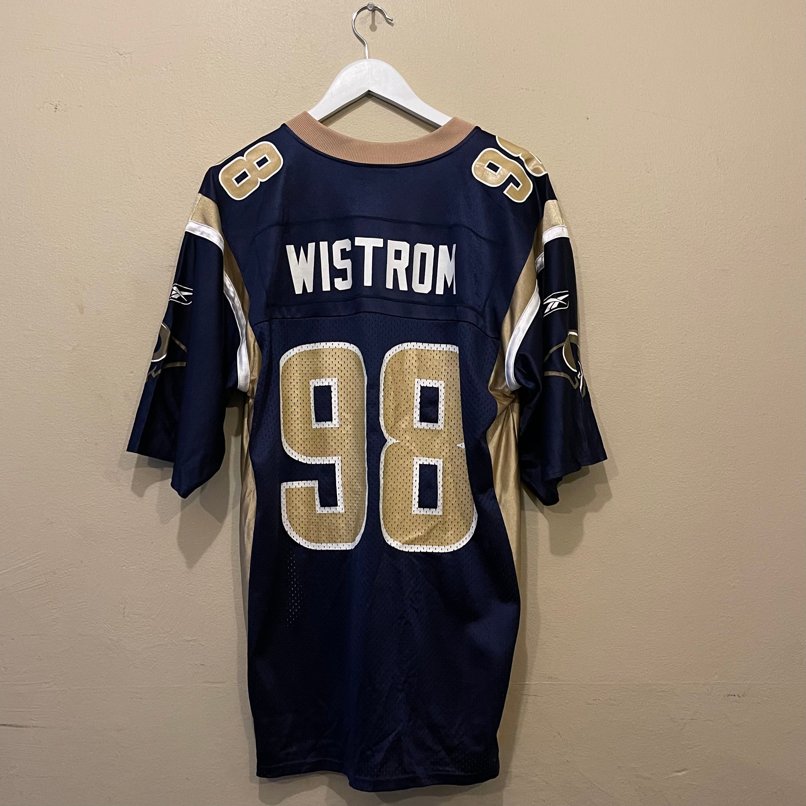 Reebok St Louis Rams Wistrom #98 NFL Jersey