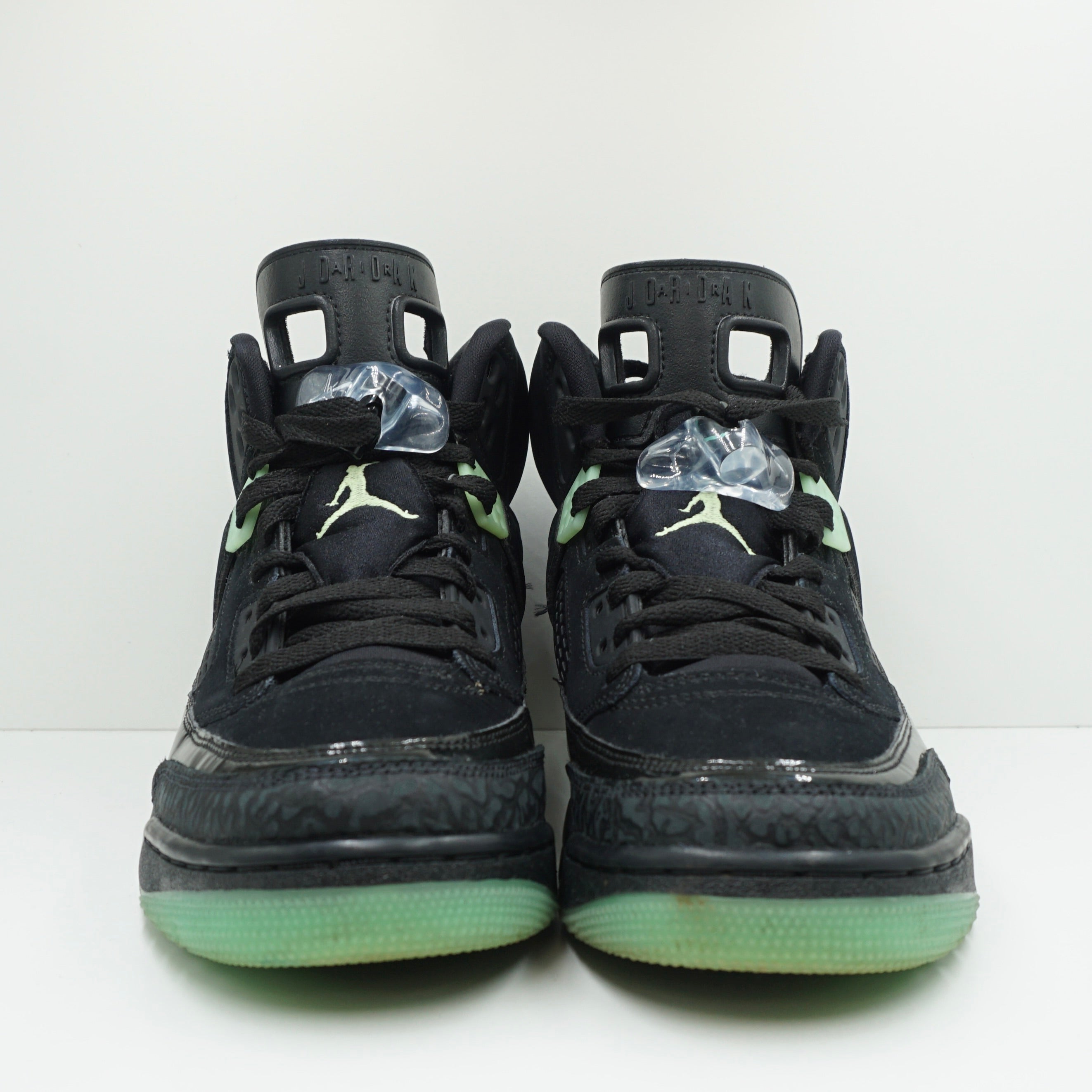 Jordan Spizike Black Green Glow