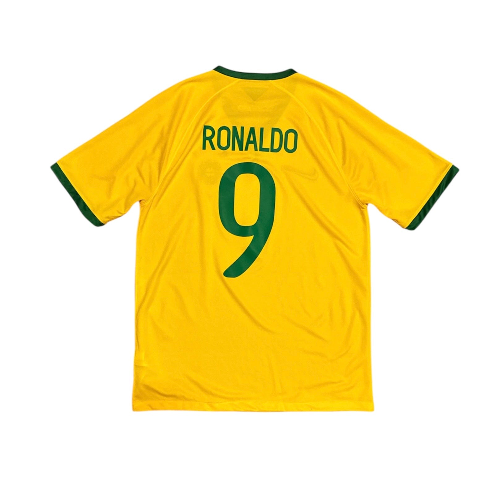 Nike Brazil 2014 Ronaldo #9 Home Football Jersey