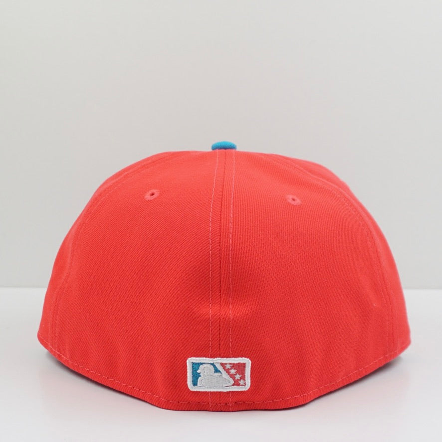 New Era Gwinnett Stripers Authentic Collection Red Blue Fitted Cap