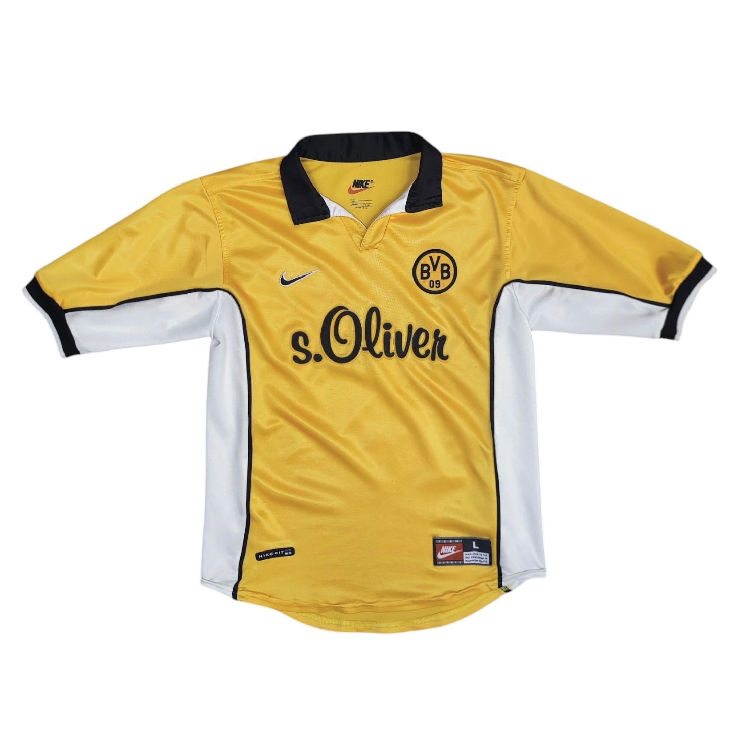 Nike Borussia Dortmund 1998/2000 Home Football Jersey (Youth)