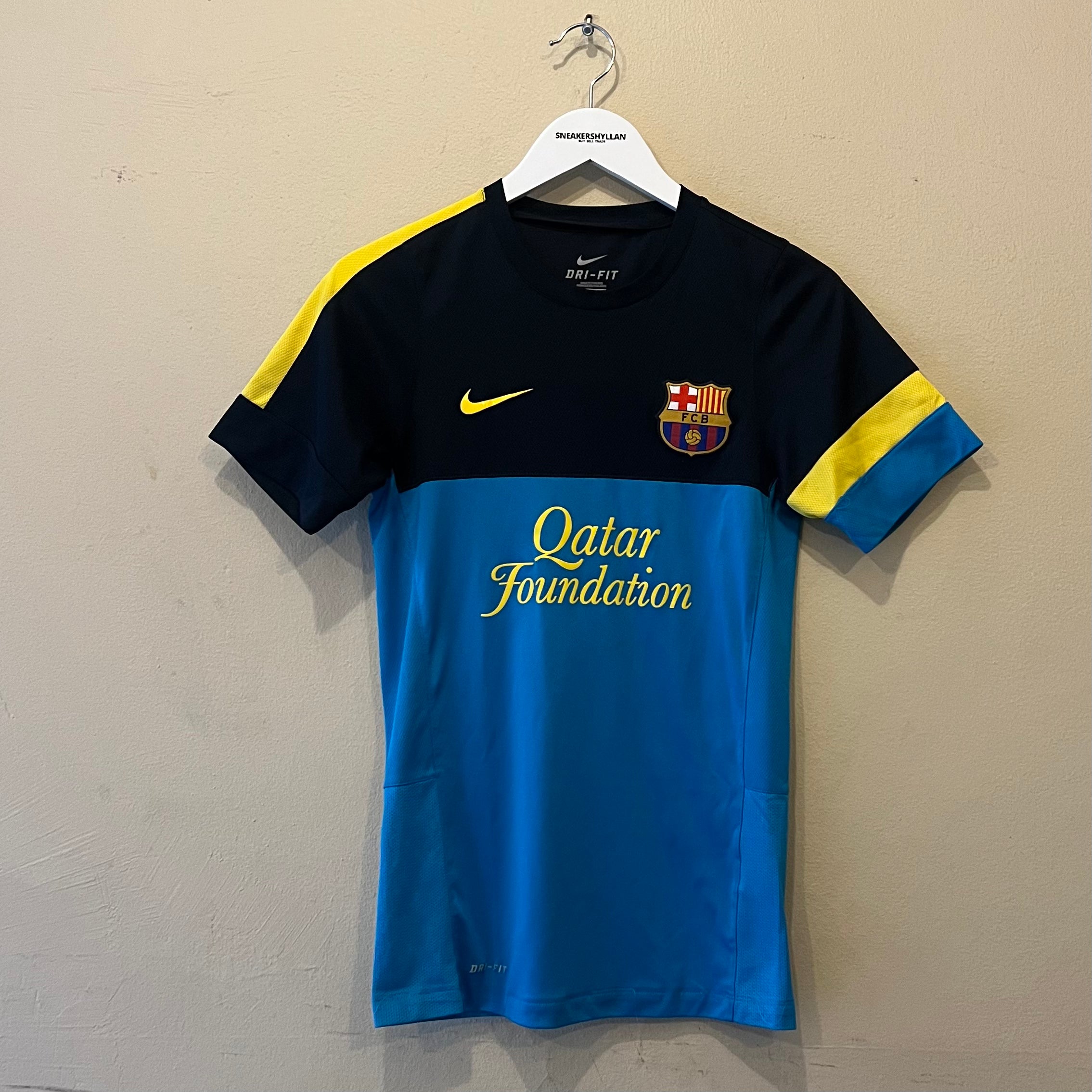 Nike FC Barcelona 2012/2013 Blue Yellow Training Football Jersey