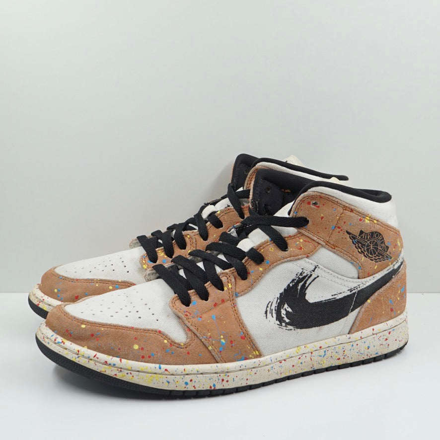 Jordan 1 Mid SE Brushstroke