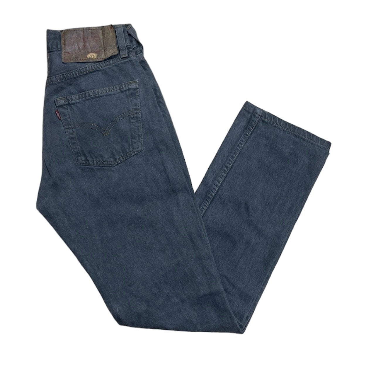 Vintage Levis 501 Grey/Black Jeans (W26/L30) (W)