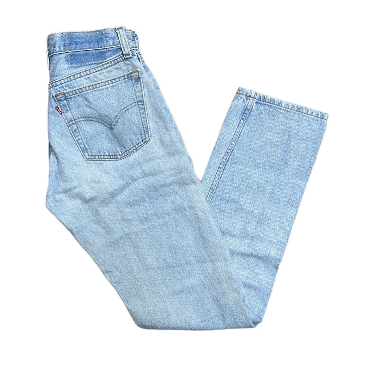 Vintage Levis 501 Light Blue Jeans (W26/L32) (W)