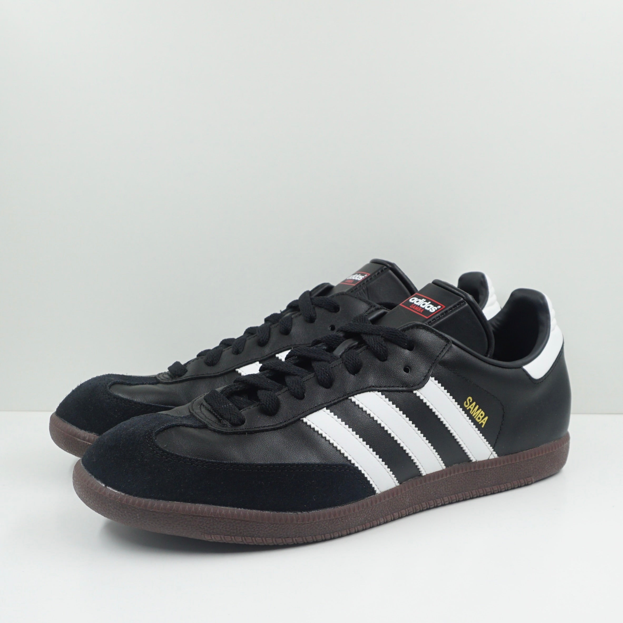 Adidas Samba Leather Black White