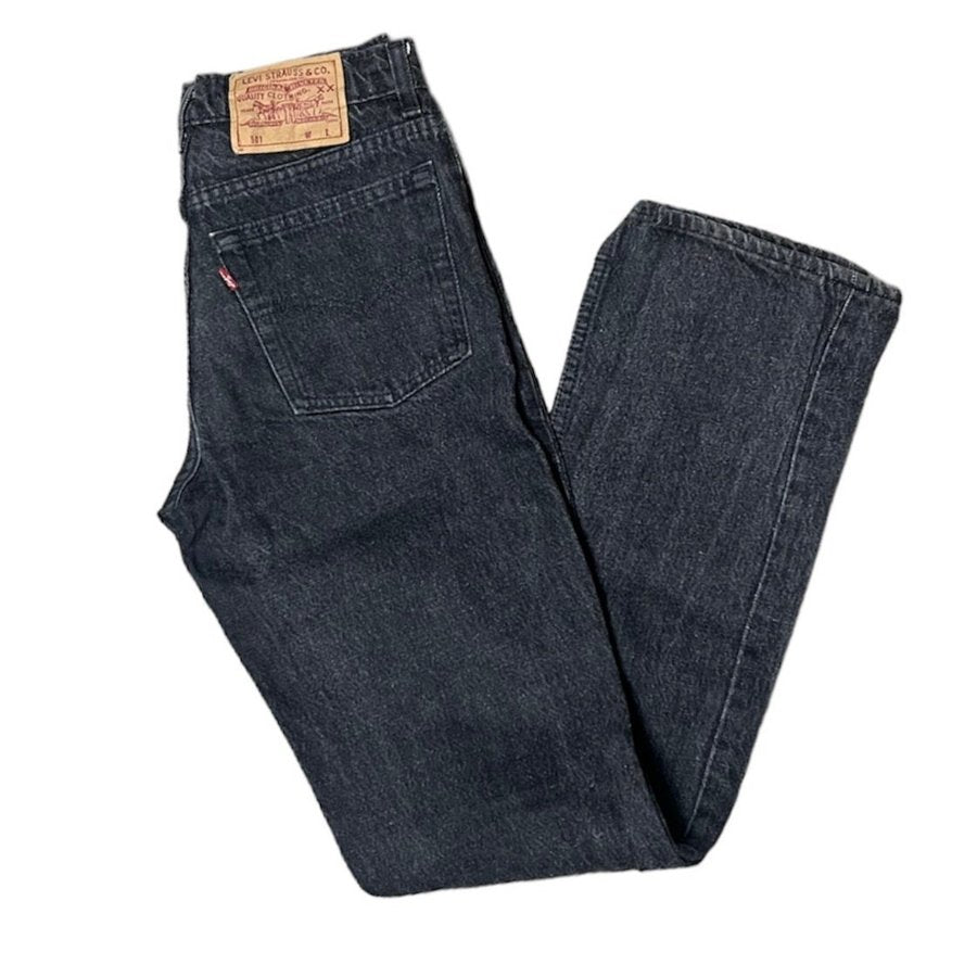 Vintage Levis 501 Grey/Black Jeans