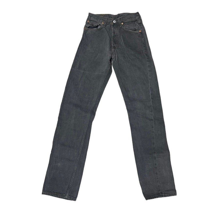 Vintage Levis 501 Grey/Black Jeans (W27/L34)