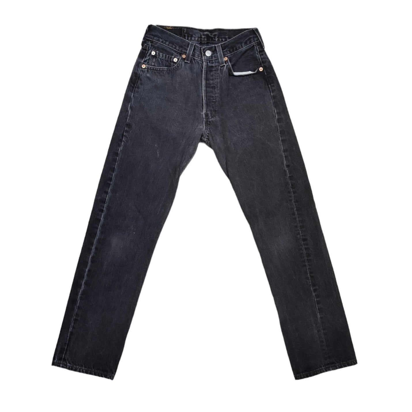 Vintage Levis 501 Black/Grey Jeans (W27/L30)(W)