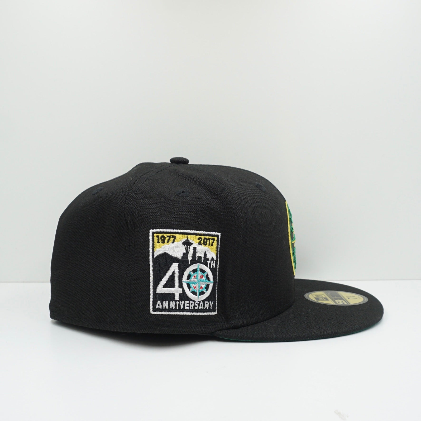 New Era Seattle Mariners Black Fitted Cap