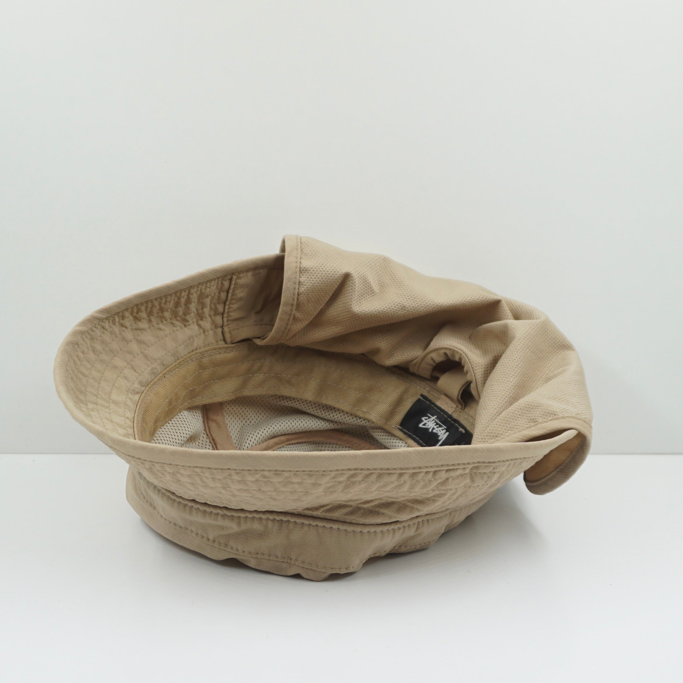Stussy Bungee Beige Bucket Hat