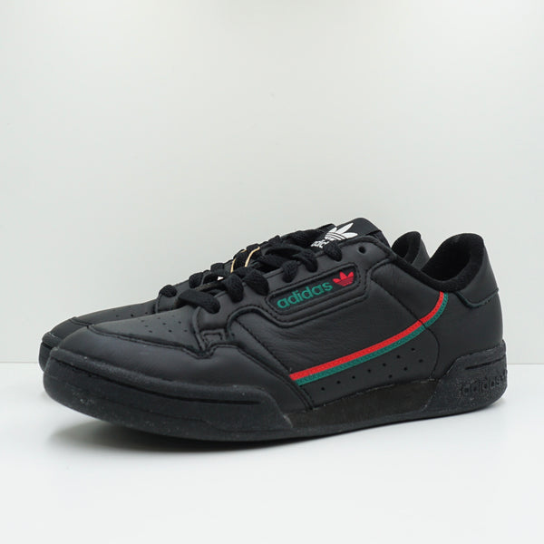 Adidas Continental 80 Black Scarlet Green