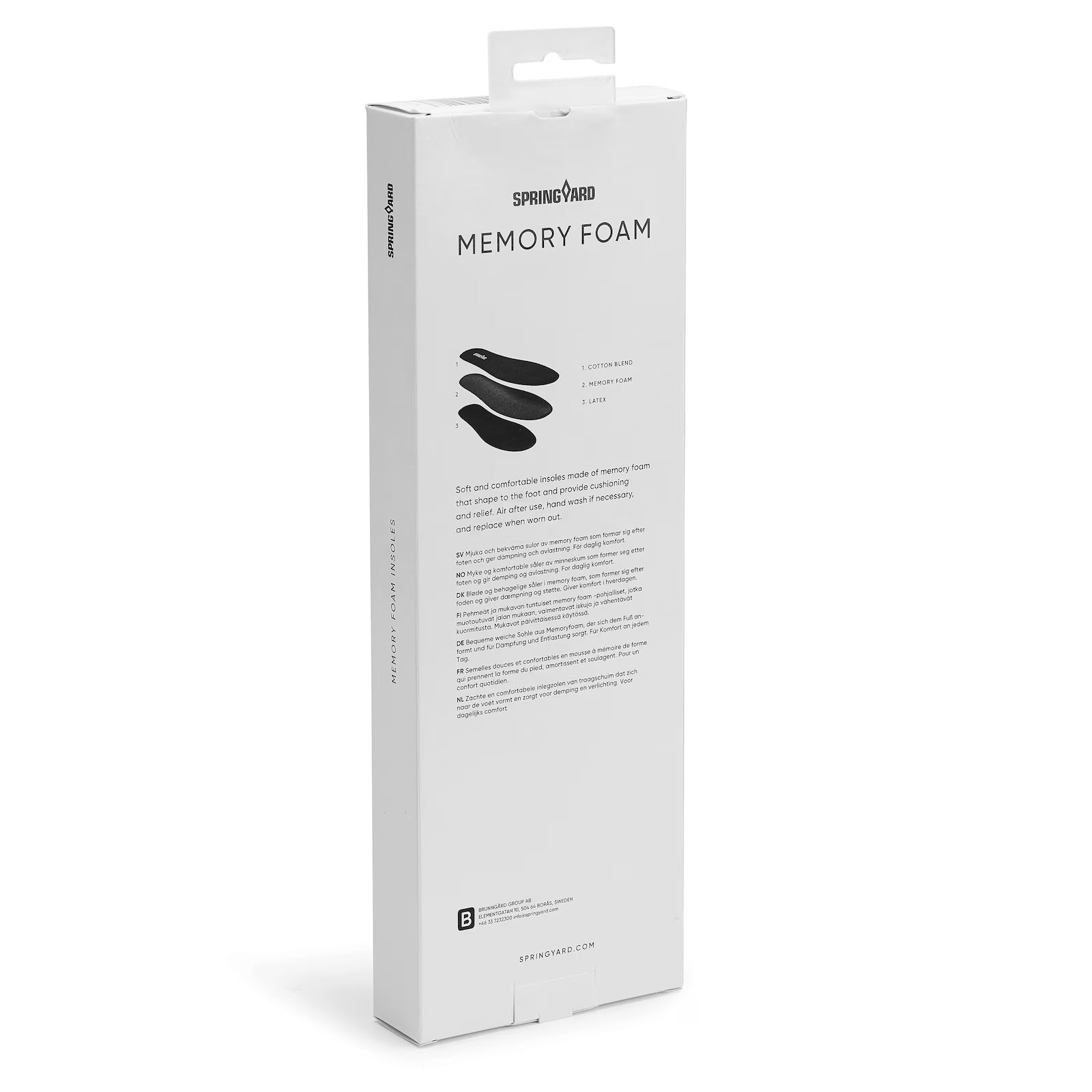 Springyard Memory Foam Comfort Insoles