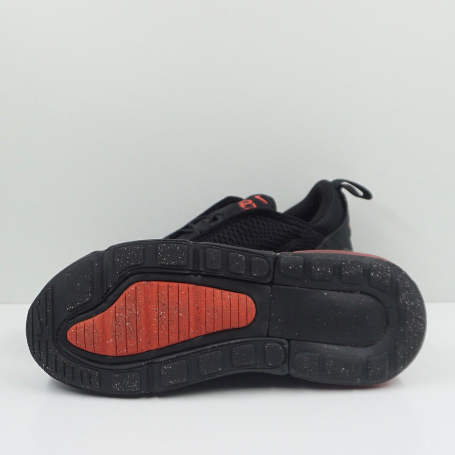 Nike Air Max 270 Multi-Swoosh Black Habanero Red (GS)